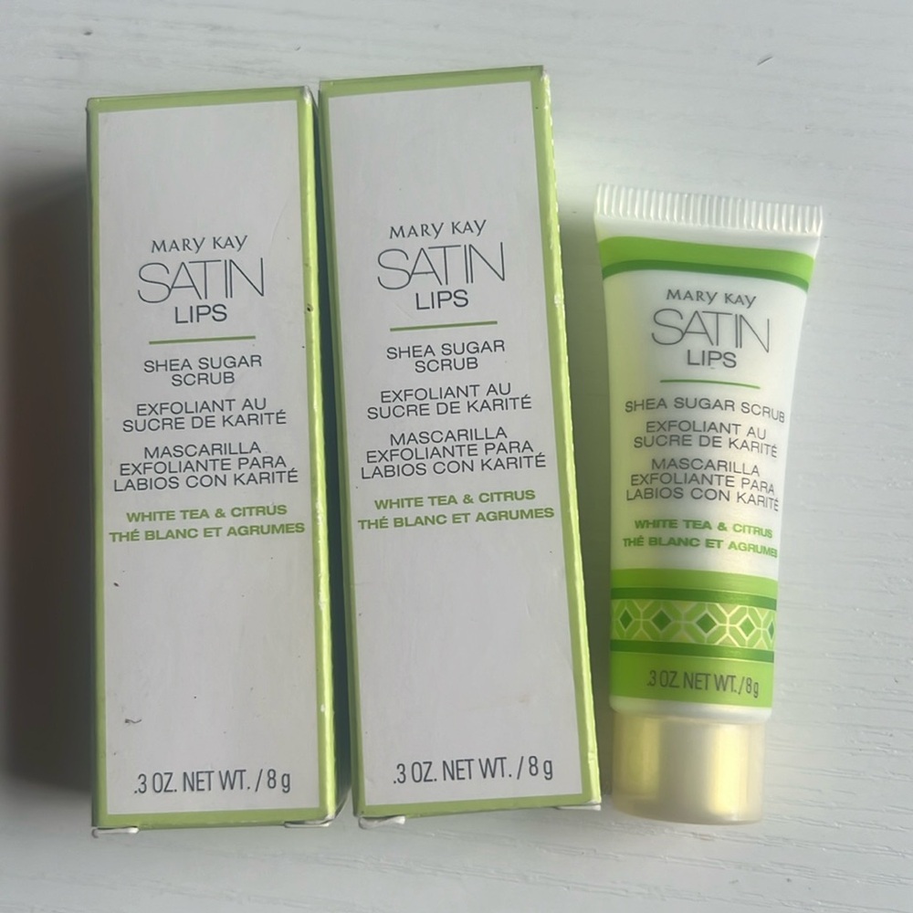 Satin Lips Shea Sugar Scrub  Mary Kay NEW